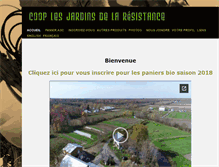 Tablet Screenshot of cooplesjardinsdelaresistance.com